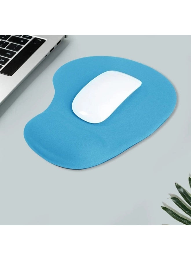 Muzz Ergonomic Mouse Pad with Wrist Rest, Gel Wrist Support Mousepad, Pain Relief Laptop Computer Mouse Pad, Non-Slip Mouse Pads for Office & Home - Image 2